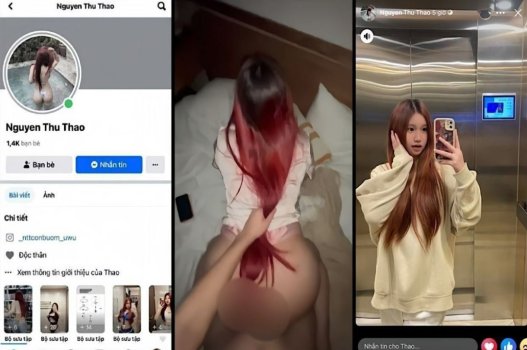 Nguyễn Thu Thảo say sưa tận hưởng vật khủng