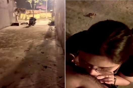 Nứng nặng bú cu rồi buộc chịch ngõ vắng