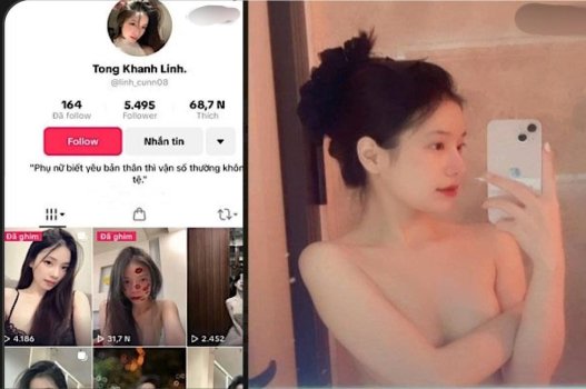 Phim sex hot girl TikTok Tống Khánh Linh